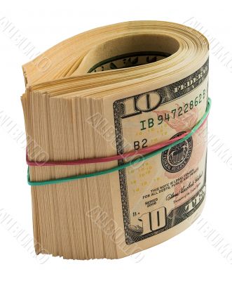 A roll of dollars