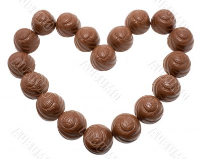 Chocolate heart Chocolate heart