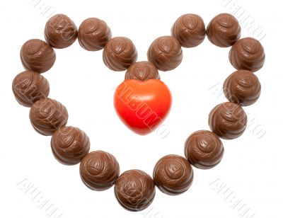 Chocolate heart Chocolate heart