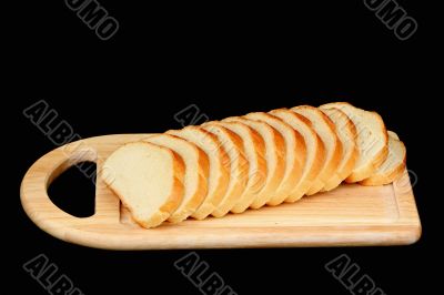 Twelve slices of bread