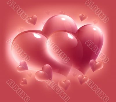 card with heart for valentine`s day card with heart for valentine`s day