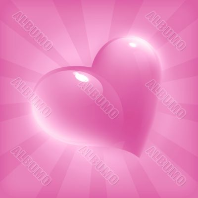 card with heart for valentine`s day card with heart for valentine`s day