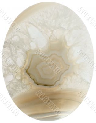 Natural stone with crystals