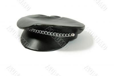 Biker cap with chain