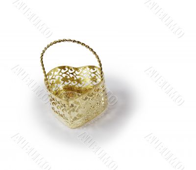 Metal Heart basket
