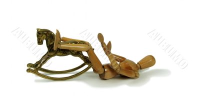 Falling off Rocking horse