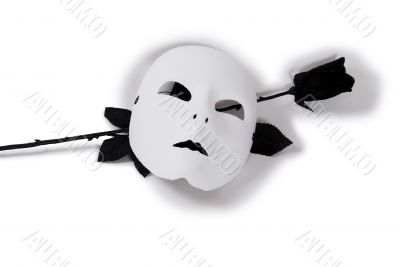 White Mask Black Rose