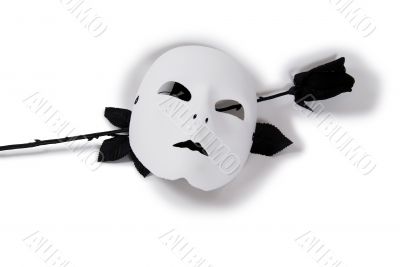 White Mask Black Rose White Mask Black Rose
