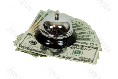 Service bell and money