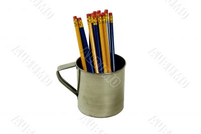 Pencils in mug