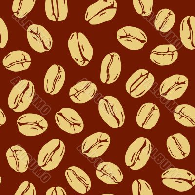 Vector. Seamless coffee background