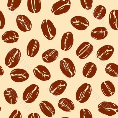 Vector. Seamless coffee background