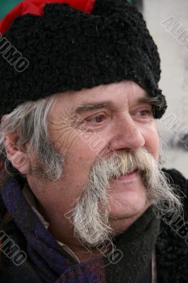 Old ukrainian Cossack