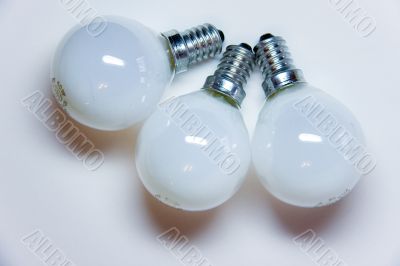 Three light bulbs