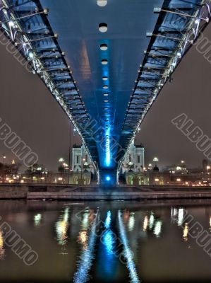 Bridge over the Moscow river near Cathedral of Christ the Saviou