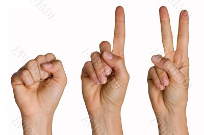 Counting fingers Counting fingers