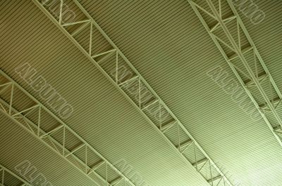 The ceiling of airport The ceiling of airport