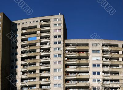 Big apartment houses