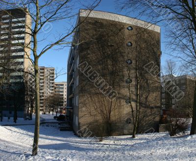 Big apartment houses