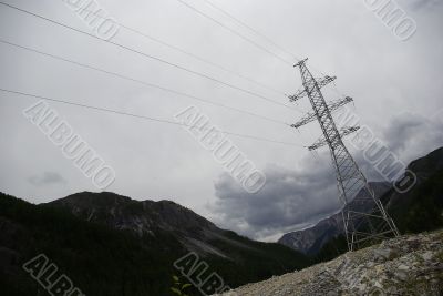 power transmission line support