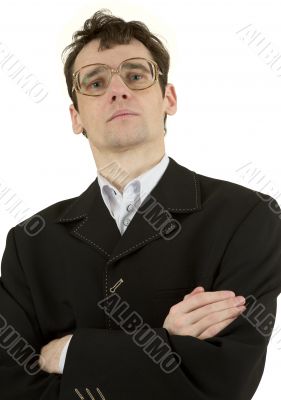 Male portrait in spectacless