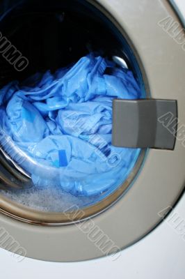 process of the laundry