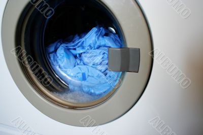 process of the laundry
