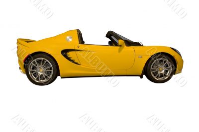 Yellow Sports Car