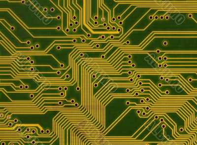 Close-up circuit board background