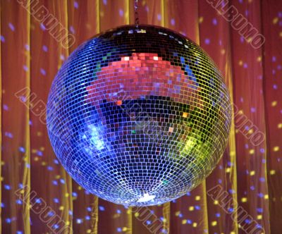 night club lighting ceiling mirror ball