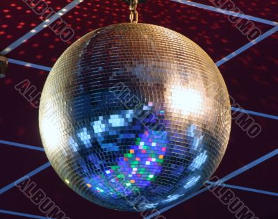 night club lighting ceiling mirror ball