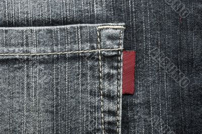 Structure of jeans (pocket)