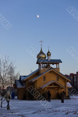 New wooden church