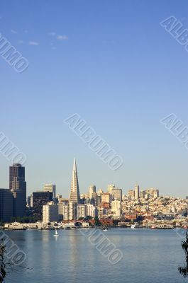 Morning skyline of San Francisco, California