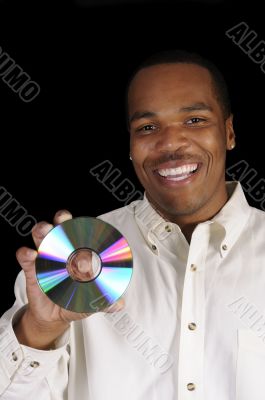 African American CD salesman