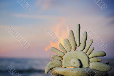 Fire and stones Fire and stones