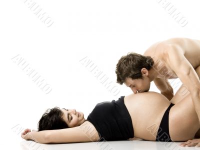 Couple expecting a baby Couple expecting a baby