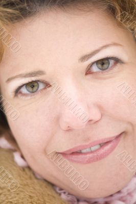 woman portrait macro