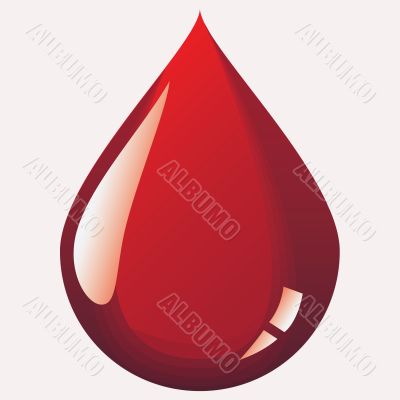 Drop of blood Drop of blood