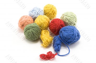 Ball of the colour threads 4 Ball of the colour threads 4