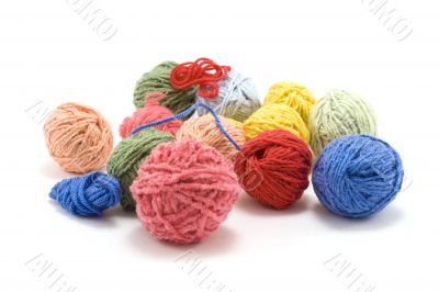 Ball of the colour threads 5 Ball of the colour threads 5