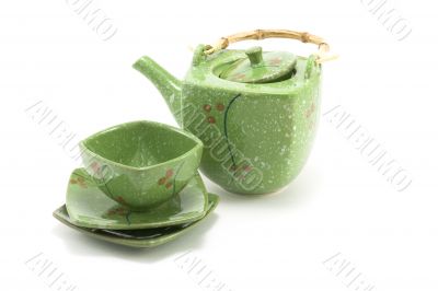 Chinese teapot and cup