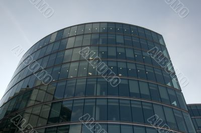 Glass office building Glass office building