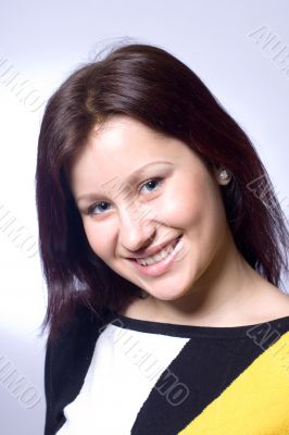 Portrait of the smiling girl