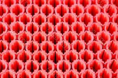 red plastic background