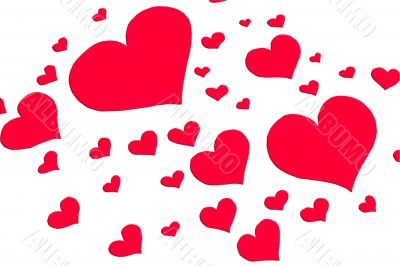 A lot of hearts