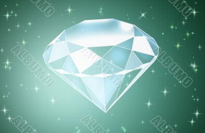 Shining  diamond