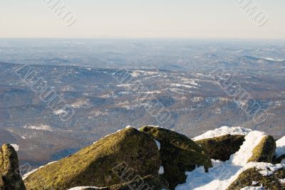 stones on mountain