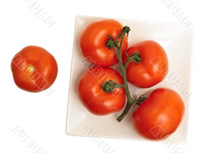 tomatoes at the plate tomatoes at the plate