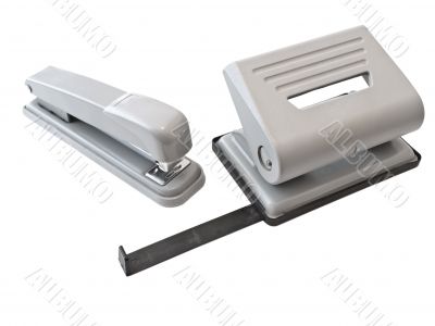 hole puncher and stapler